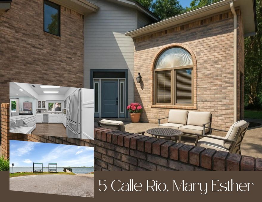 Welcome to 5 Calle Rio, where coastal convenience meets everyday comfort! This spacious cul-de-sac home is filled with natural light and offers exclusive sound access with a community boat ramp one street over--perfect for launching your weekend adventures on the water. **Don't miss out on the chance to assume the seller's VA loan with a 2.25% interest rate!!**Inside, you'll find a spacious kitchen with tons of counter space for prep, cooking, or entertaining, plus a flexible bonus room that can easily serve as an office, playroom, or even a formal dining room. The thoughtful updates throughout give the home a fresh feel, while still leaving room for you to make it your own.  Step outside to the back deck and you'll discover an outdoor kitchen  complete with a fireplace and working sink,  ideal for summertime BBQs or cozy winter evenings by the fire.
And when it comes to location? You're just minutes from shopping, dining, and both Hurlburt Field and Eglin Air Force Base, with quick access to the sugar-white beaches of the Emerald Coast.
If you're looking for space, light, and lifestyle with a dash of waterfront fun, this Mary Esther gem is waiting for you.
