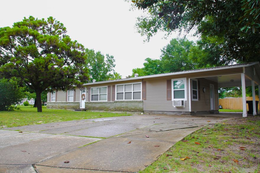 Move In Ready! This beautiful home sits on a large corner lot in the heart of Ft Walton Beach close to shopping and schools. Recent updates include a 12X24 master suite addition, finished carport, and modernized bathrooms. All appliances, hot water heater and Air Conditioner were replaced 3 years ago. The fenced back yard includes a 10X20 workshop with 220V to accommodate all types of equipment. This one is a must-see...call today for a closer look!