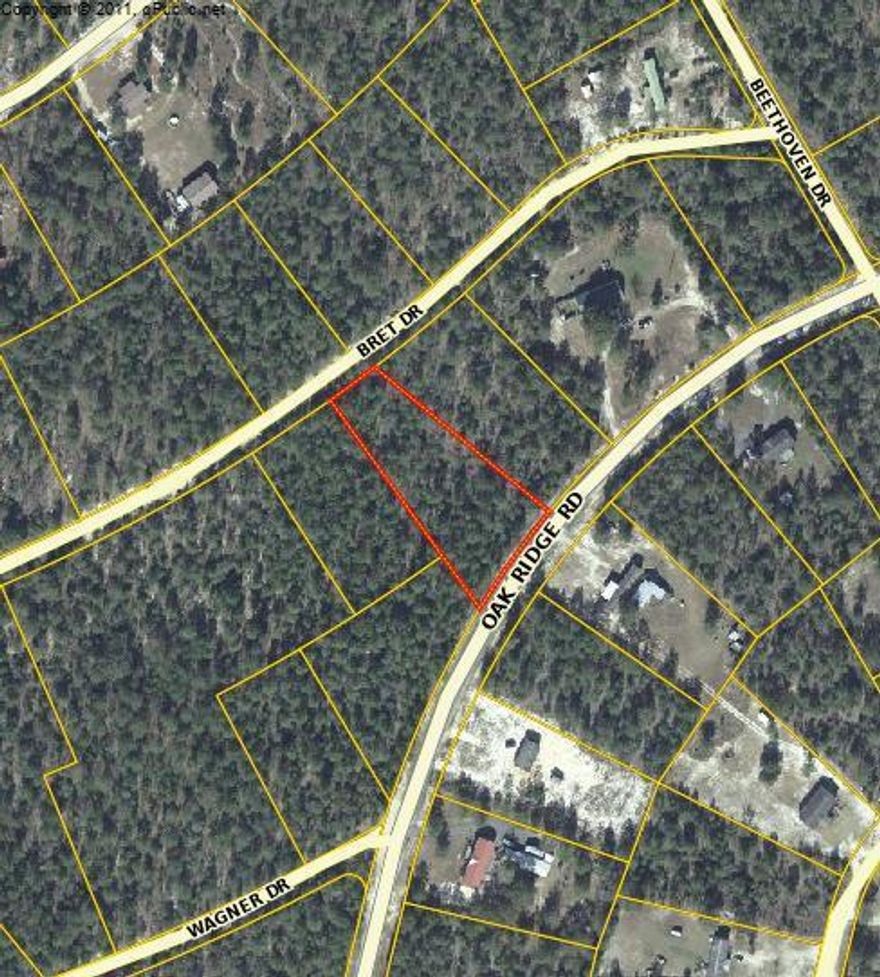 One acre wooded home site on paved road at an affordable price. Electric and water available at the road. Great area. This one won't last long.