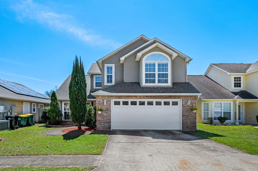 Beautiful, well cared for home in the quiet hidden neighborhood of Summer Place Estates in Fort Walton Beach!  Fantastic location close to Eglin AFB and Hurlburt Field along with great restaurants and shopping nearby! Walk in the front door to a welcoming open, airy foyer which leads to a huge living area with gas fireplace and dining room! ! Large kitchen with additional dining area! Downstairs Master Suite with Huge Master Bathroom. Additional Bedrooms located Upstairs along with a Bathroom. The Loft can accommodate a Desk or make a great play area! Lots of Windows and Natural Light. Covered Patio and plenty of room for entertaining in fenced yard! Plenty of storage! ROOF 2022, WATER HEATER 2022, HVAC 2020 GO SEE THIS TODAY!