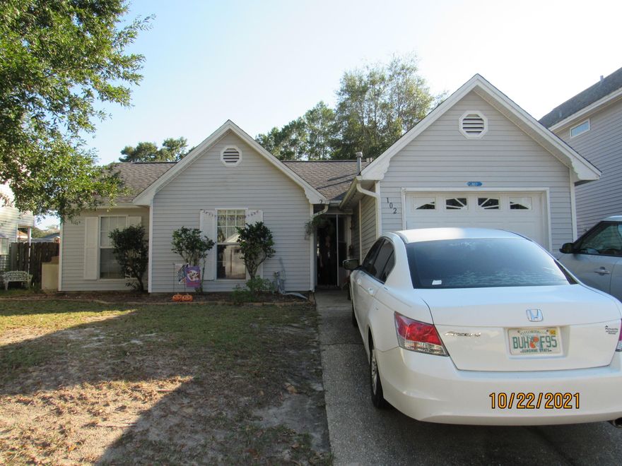 Welcome to your new home! This charming house features 3 bedrooms and 2 bathrooms, providing ample space and comfort for you and your loved ones. Step inside and you'll be greeted by tile floors in the foyer, great room, nook, and kitchen.Conveniently situated close to shopping and beaches, as well as Bluewater Elementary and other schools, this home offers the perfect balance of convenience and coastal living. Can it get any better? You bet it can! You'll have access to two community pools for endless relaxation and enjoyment.Please note that pets are subject to owner approval, and smoking and vaping are prohibited to maintain a healthy and clean living environment for all residents.