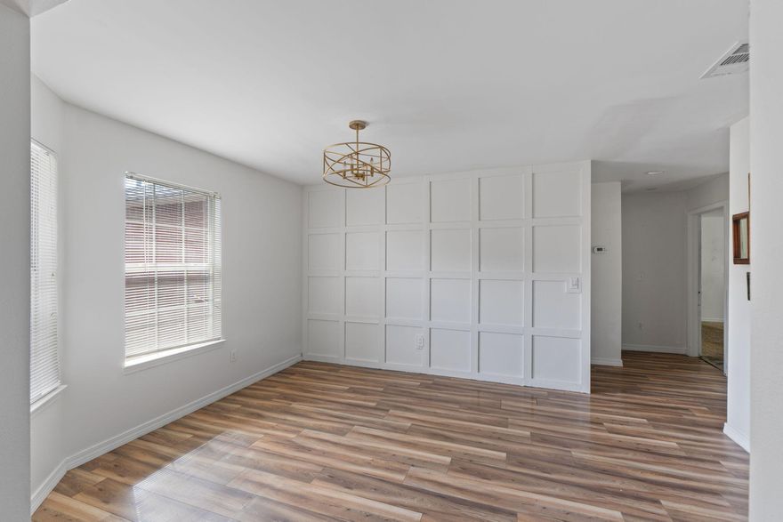 South Crestview home near Eglin AFB with easy commute and quick access to Highway 85, located south of I-10 and close to schools in Crestview FL. This traditional 4 bedroom, 2 bath brick home with a 2 car garage sits in a quiet neighborhood and backs up to woods, offering privacy that's hard to find this close to town. Daily life here feels balanced. Mornings start with coffee on the back patio while birds sing from the tree line. Afternoons are simpler with a manageable commute and nearby shopping and dining. Evenings slow down around the fire pit with space to unwind after a full day. Inside, the layout supports real routines with room to spread out, work from home, host family, or simply relax. Fresh interior paint gives a clean starting point. Being sold as is.