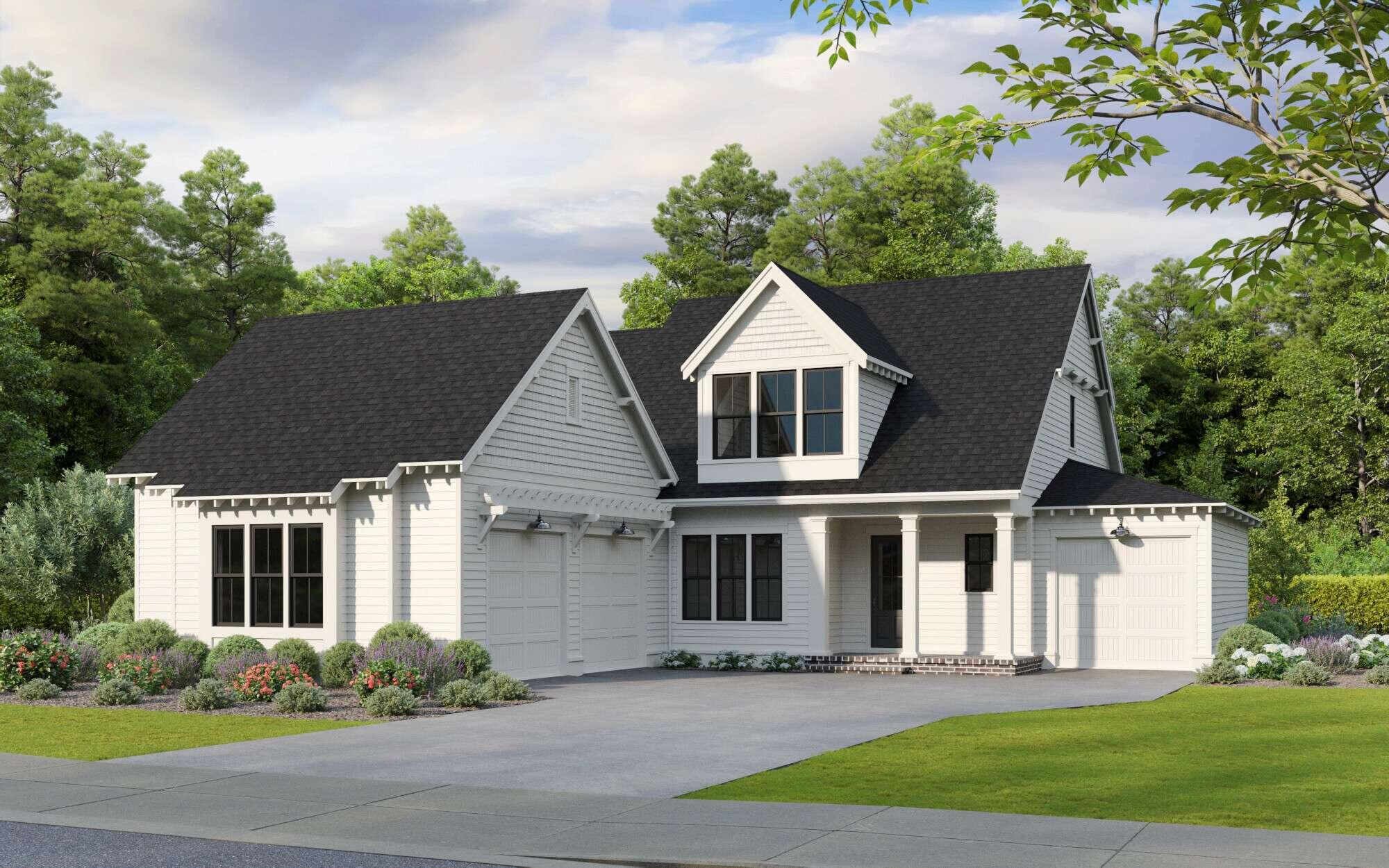 This elegant coastal design offers an open-concept layout featuring a family room with fireplace, a chef's kitchen with large island, walk-in pantry, dining area, and seamless access to the covered rear patio. The private owner's suite retreat includes a soaking tub, walk-in shower, dual vanities, and expansive closet space. Other highlights include a mudroom/drop zone, laundry room, and a 3-car garage. Residents of Reflection at Hammock Bay enjoy resort-style amenities, scenic trails, and community green spaces as well as the nearby Bay Club. Other features include wood floors throughout, cabinets to ceiling in kitchen, 10' ceilings, solid core interior doors, incredible landscape front and rear. Florida Coastal Architecture Meets Hammock Bay!!!
