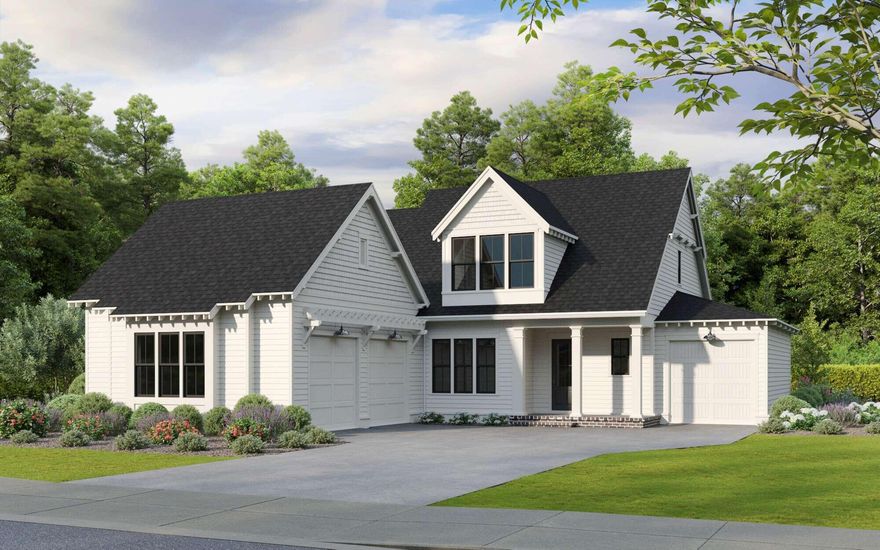 This elegant coastal design with lake views offers an open-concept layout featuring a family room with fireplace, a chef's kitchen with large island, walk-in pantry, dining area, and seamless access to the covered rear patio. The private owner's suite retreat includes a soaking tub, walk-in shower, dual vanities, and expansive closet space. Other highlights include a mudroom/drop zone, laundry room, and a 3-car garage. Residents of Reflection at Hammock Bay enjoy resort-style amenities, scenic trails, and community green spaces as well as the nearby Bay Club.  Other features include wood floors throughout, cabinets to ceiling in kitchen, 10' ceilings, solid core interior doors, incredible landscape front and rear.  Florida Coastal Architecture Meets Hammock Bay!!!