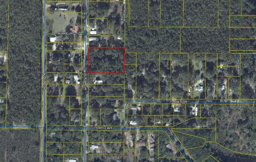 Large Parcel in Town consisting of 2 lots.  Wooded.  Water available on Monroe Street.