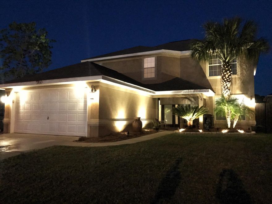 This is a beautiful and spacious 2,607 sq ft two level home. With 5 bedrooms, 3 full baths and a very open floor plan for the downstairs living. The upper level contains 4 of the 5 bedrooms, the laundry room with custom built in cherry wood cabinets to match the rest of the cabinets in the home. 1 full bath with a double vanity. A Master bedroom with a master bathroom and walk in closet. The Master Bedroom has been extended for a grand Master suite with French doors to add a grand entry way that opens up into the loft area. This house has been updated with 20 x 20 tile throughout all the downstairs wet areas and both the upstairs Master bathroom and guest bathroom. As well as the upstairs laundry area. The home also has custom granite texture paint throughout. See More Remarks...