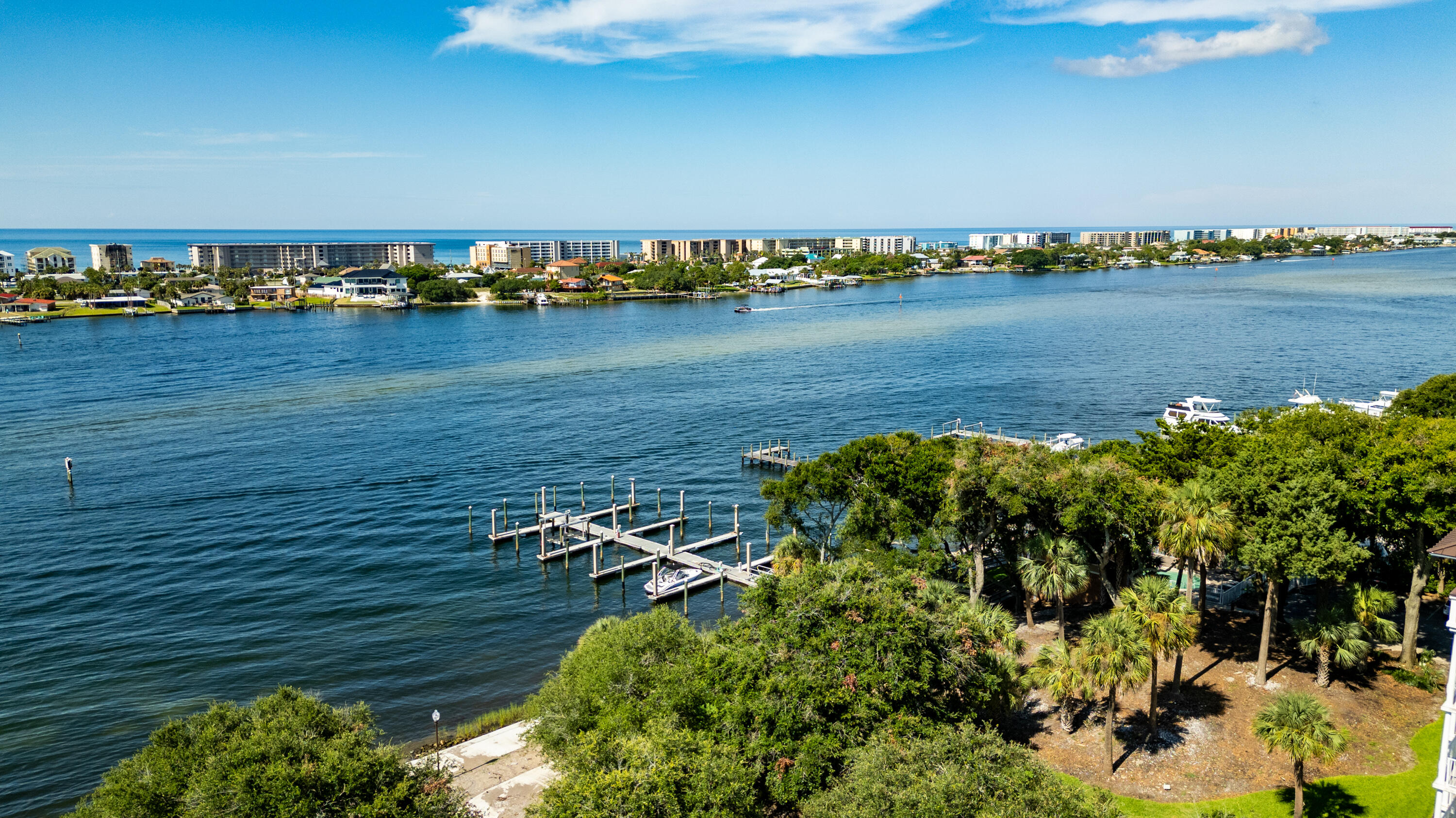 Offer accepted with 72 hour kick out clause. Unveiling a rare gem in the heart of Fort Walton Beach's historic district - a waterfront haven boasting 3 bedrooms, 3 baths, and 1,833 square feet of luxurious living space. Nestled within a secure gated community, this captivating condominium offers the ultimate blend of tranquility and vibrant downtown energy. Step inside and be greeted by breathtaking waterfront vistas. Imagine unwinding on your private balcony, sipping your morning coffee. Throughout the holiday season, witness a mesmerizing spectacle of colors erupt right across the water - private viewing of the town's firework displays without ever leaving home.This residence isn't just about breathtaking views; it's steeped in history.