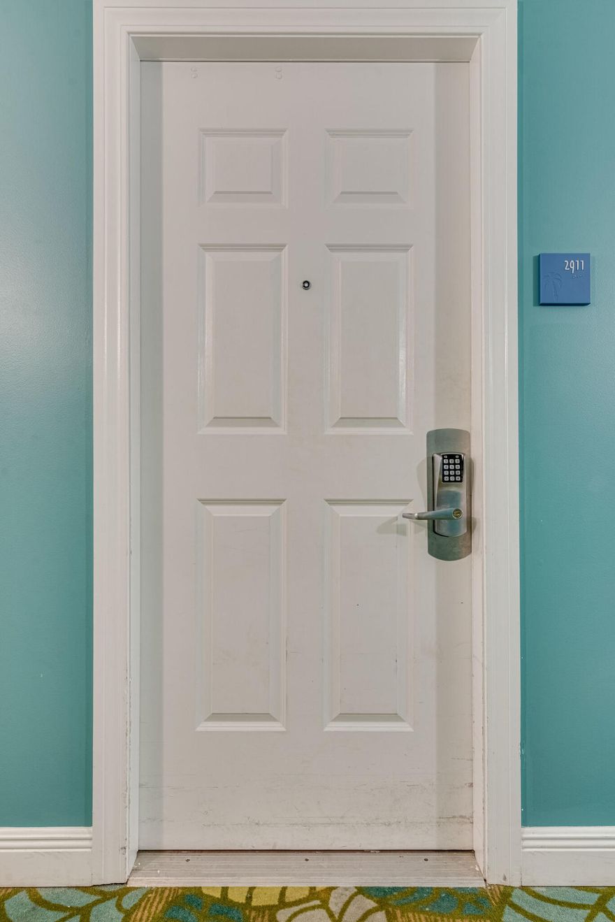 BACK ON MARKET!!! BYUER'S FINANCING FELL THROUGH! Welcome to beautiful The Palms of Destin #2911!Check out this little slice of heaven in the heart of Destin!  This 2 bedroom/2 bath unit overlooks the lush, tropical landscaping of the Palms and Destin Resort plus you have unobstructed views of Henderson State Park!!  Master bedroom has it's own slider to the patio with a king size bed. With sleeper sofa in Living Room, unit sleeps 6 comfortably! This unit is turnkey ready!!  Perfect as a primary residence, 2nd home or investment. Entertain your family and/or friends in the open layout then impress them with the onsite amenities. Start with Destin's largest lagoon pool, at about 11,000 square foot, complete with zero-entry, two islands, five dancing waterfalls, and foot bridges.