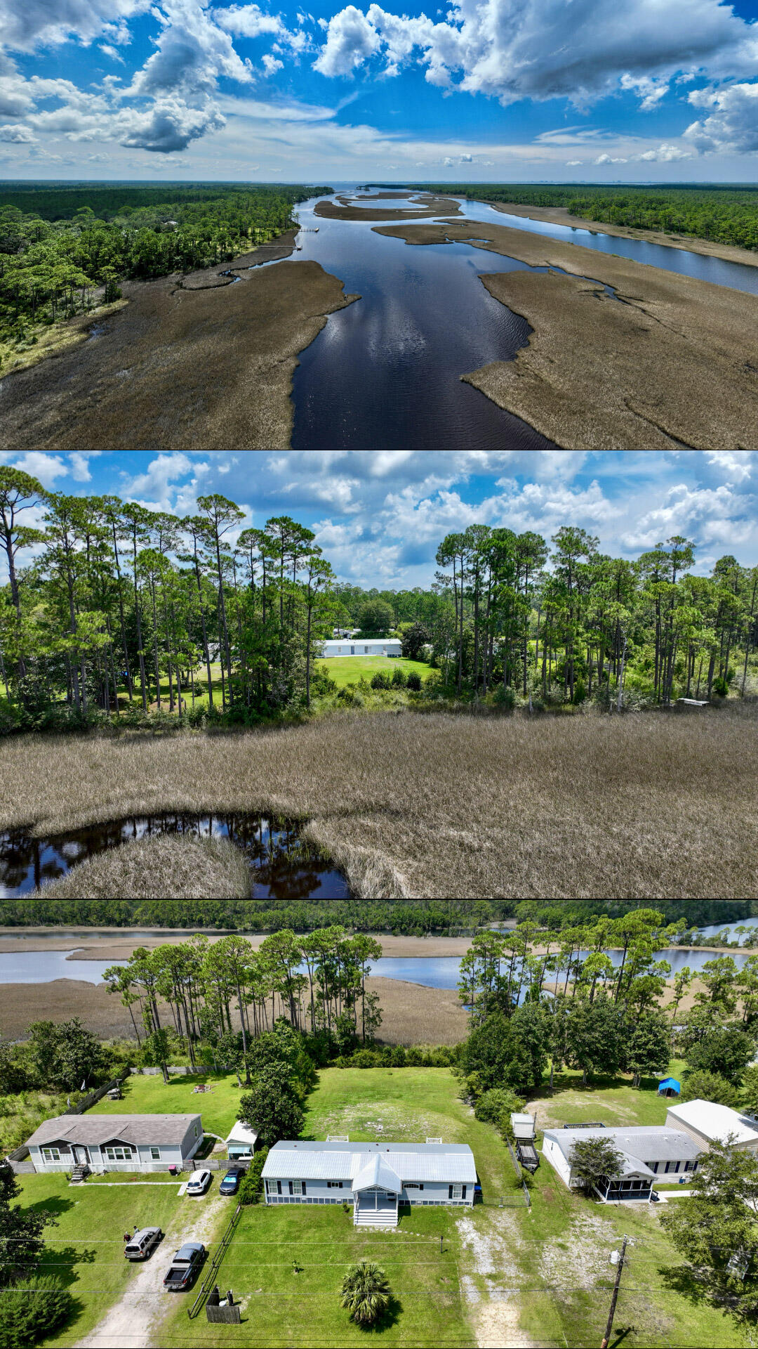 Welcome to 9121 Burnt Mill Creek Road! This home is a beautifully renovated, thoughtfully updated, and lightly used second home in the Southport/West Bay area. Offering both a quiet peaceful lifestyle, just steps from the Burnt Mill Creek Boat Launch, for easy access to boating, fishing, and outdoor recreation. While also just a short drive to Panama City Beach's shopping, dining, and the Emerald Coast's finest white sand beaches! So, if you're looking for the ''Mayberry'' feel, with the vast resources of Panama City Beach and Lynn Haven, look no further, 9121 Burnt Mill Creek has it all! See the documents tab for a full list of upgrades and additions.