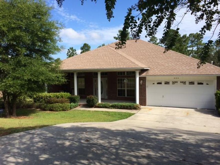 Beautiful 4 bedroom, 3 full bath home in desirable (south Crestview) Fox Valley Estates! 3000+ square feet! Lots of living space with large Living Room, Family Room with built in speakers (with 2 sets of French doors) opening to the enclosed heated and cooled lanai. Open Kitchen! Eat-In Kitchen features beautiful granite counter tops, wood cabinets, stainless steel appliances. Extra storage for groceries and supplies in large walk-in pantry! All bedrooms have room for large furniture and then some! Great back yard for relaxing and privacy! Enjoy the new deck off the back of the home overlooking trees. Home is located close to neighborhood park and common area! Schedule your showing today!!!