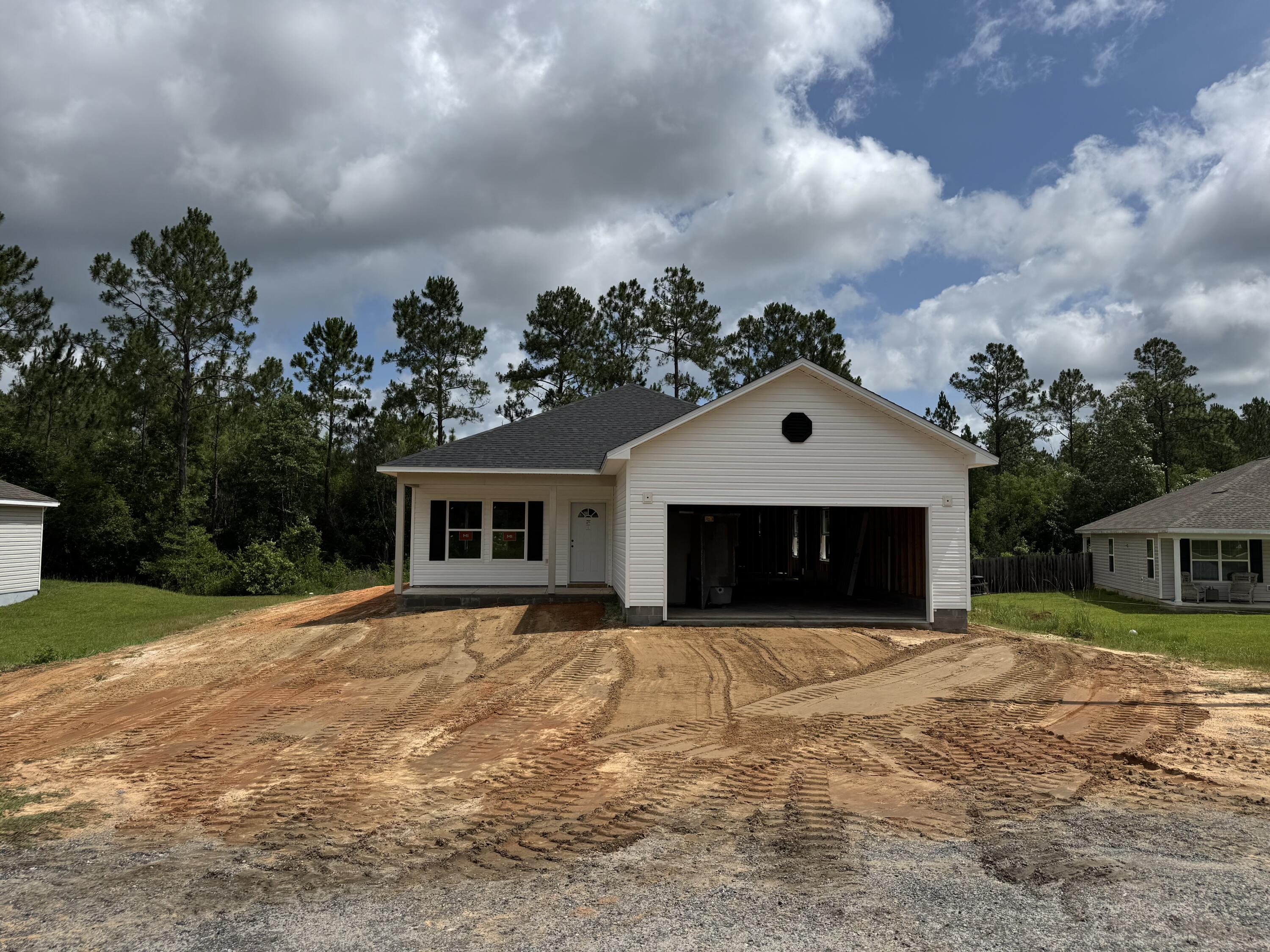 Brand New Home Available Soon! Home provides an open living, kitchen and dining floorplan. Kitchen is furnished with stainless steel appliances and granite countertops. It is conveniently located on the west side of DeFuniak Springs, near Highways 90 and 331. Near great fishing at local lakes and within 30 minutes of saltwater fishing. Beautiful beaches only approximately 35 miles south. Check out this Beautiful Home - it has much to offer and will be ready to go soon!