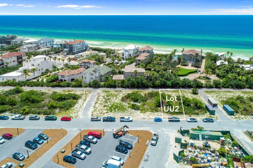 Located within the UU Block of Alys Beach, this perfectly poised homesite is just steps from the white sugar sand and iconic town centers of Alys and Rosemary Beach. This 40' by 100' footprint is ideally positioned, boasting views of turquoise-hued waters and the Gulf, allowing for a compelling development opportunity. Alys Beach amenities include a state-of-the-art fitness center, multiple community pools, and access to the renowned Alys Beach Club, offering the epitome of coastal relaxation. Inquire today and learn why Alys Beach remains one of the most sought after communities along 30A!