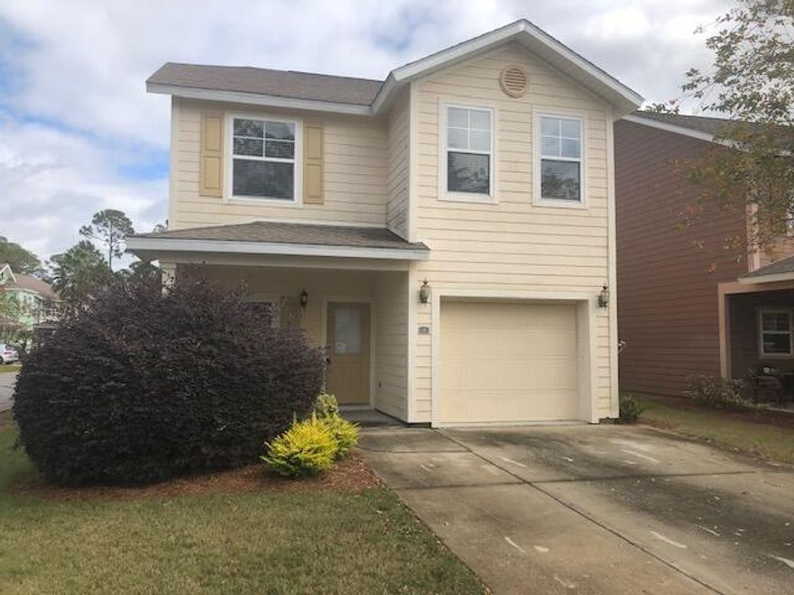 This home could be exactly what you're looking for. There is a community pool located behind the house for those days where you want to enjoy the water but don't feel like going to the beach. Within this 2-story house you will discover how spacious it is with its 3 bedrooms and 2 and a half bathrooms. You will feel right at home with just how cozy this home will make you feel with it's living room and kitchen space. Additionally, you also have your very own backyard space with a deck as well so you can be just as comfortable outside as you are inside.