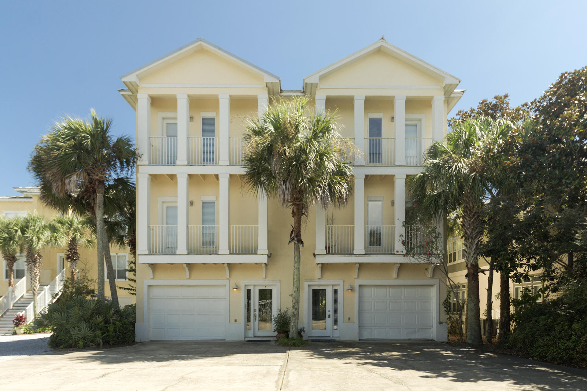 Don't miss this amazing opportunity to own this 5BR/5BA, 3,177SF townhome only steps to the beach. Located in Seagrove on the south side of 30a this townhome has deeded beach access & would make a great vacation rental. The 1st floor features a living space with access to a covered porch & steps to the shared pool. There is also a kitchen, bedroom, & 1 car garage on the 1st floor. The 2nd floor features a large living space with kitchen & dining areas, large balcony with a peek at the Gulf, laundry room, & a 2nd bedroom. The 3rd floor features the master suite with garden tub, separate shower, & balcony with amazing Gulf views. There are also 2 bedrooms with private bathrooms on the 3rd floor. This property is Bank Owned and will not last at this price. Call for more information.