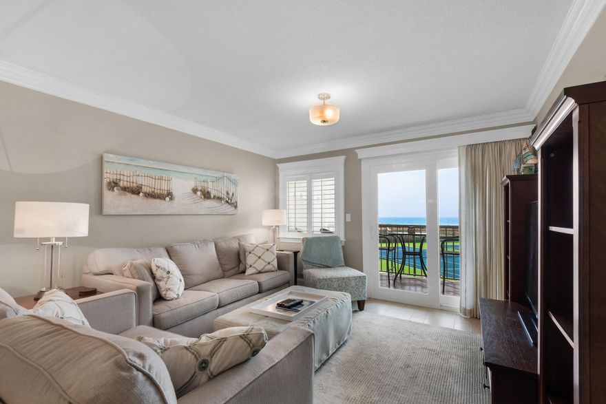 Check out this stunning and completely remodeled two bedroom, two bath unit in the popular Holiday Surf & Racquet Club. The high end renovation features all new hurricane impact doors and windows, all new wiring, custom master spa shower, wood cabinetry, custom built-ins and closets, quartz counter tops, dry bar with three zone wine chiller beverage center, wood plank finish ceramic tile and crown molding throughout. Holiday Surf & Racquet Club has tennis courts, shuffle board, exercise rooms, lush landscaping throughout the complex and a game room. This resort is a favorite complex for many vacationers and is known for repeat renters. Close to everything Destin has to offer including fine dining, shopping, recreation and the gorgeous sugar white sand beaches of the Emerald Coast.