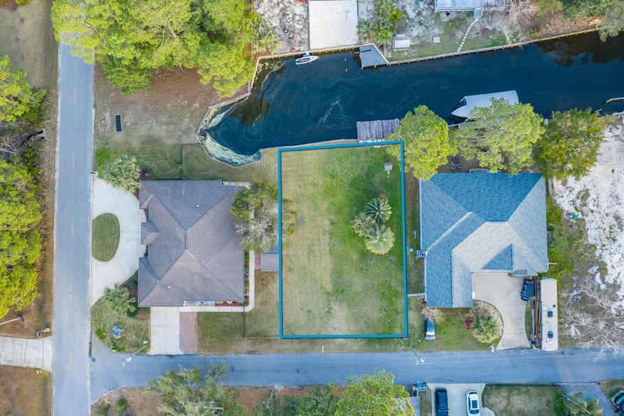 Attention boat lovers -  Rare canal front lot available now.  Cleared and ready for your dream home.  80+ feet of waterfront with direct access to Choctawahatchee Bay.   No HOA.  Located off Mack Bayou Rd just minutes to entertainment, shopping and restaurants and the white sand beaches of South Walton.