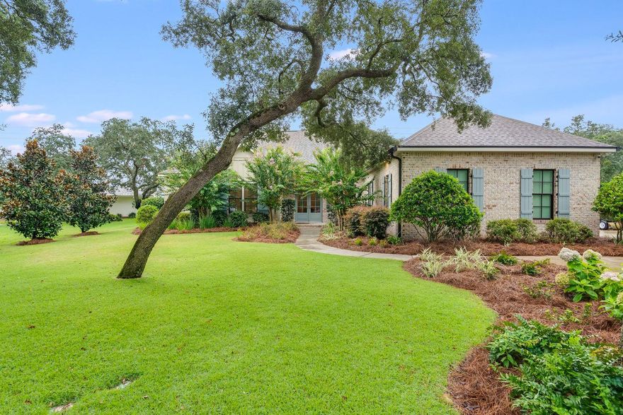 This beautiful home is located in sought after Sandestin Estates, a community on the west side of Sandestin with no HOA (only SOA)! This very well maintained 1 story Huff home features 4 bedrooms, 3 baths & a 3 car garage. This home features 10' ceilings and 8' doors, ceiling fans, hardwood floors, plantation shutters, & bedrooms have carpet. Kitchen has a gas range & quartz countertops. Large primary bedroom (w/mini split), bath, & large walk in closet. The home also offers security cameras, large storage area above garage & laundry w/utility sink. The screened in back porch overlooks the large beautifully landscaped, fenced yard with lawn robots in both front & back.  Many smarthome features.