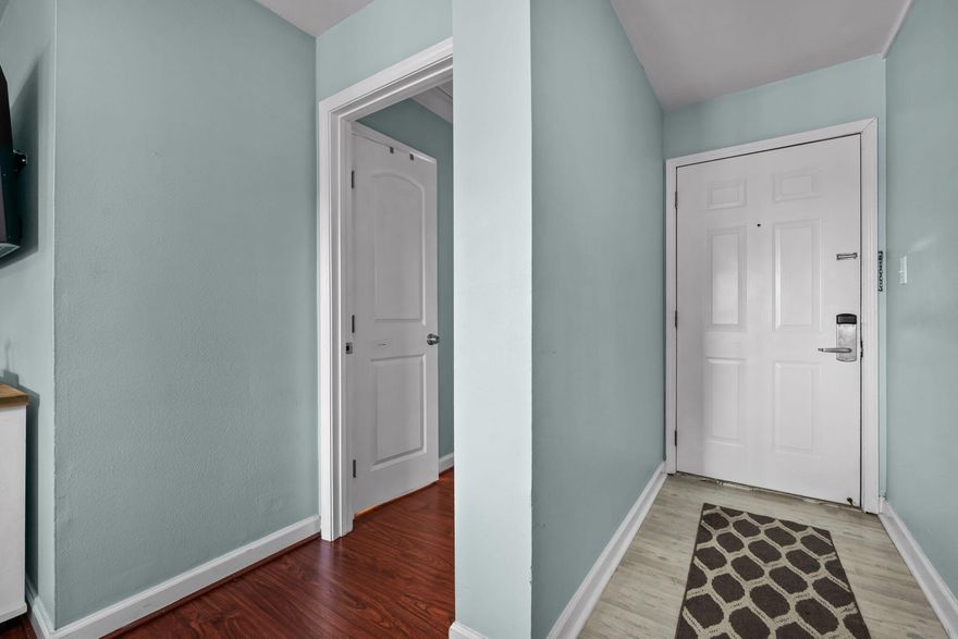 Whether you're looking for a smart investment or a personal beach retreat, this well-maintained 2-bedroom, 2-bath condo in the heart of Destin checks all the boxes. Located in the gated community of Gulf Terrace, this top-floor unit offers 1,100 sq ft of bright, functional living space with a few tasteful updates already in place--newer appliances, refreshed flooring, and modern light fixtures.The open layout and split-bedroom design make it ideal for vacation rental income, long-term tenants, or weekend getaways. Enjoy the ease of central HVAC, ceiling fans, and a washer/dryer inside the unit.Gulf Terrace is a gated community known for its strong rental demand and amenity-rich lifestyle, offering three swimming pools, tennis courts, BBQ grilling areas, a community room, and a on-site laundry. HOA dues include cable, water, trash, and more. Situated just minutes from Destin's famous beaches, shopping, and restaurantsthis property offers the flexibility to generate income while also serving as a perfect lock-and-leave coastal escape.