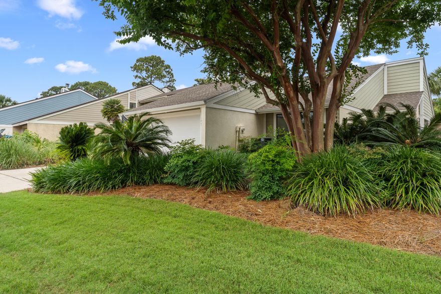 Beautiful 3 bedroom, 2 bath home with  private lush landscaped yard with 2 car garage in Sandestin. Enjoy resort living with community pools nearby. Small dog or cat allowed. Lease term negotiable, unfurnished. You will love this quiet neighborhood. Cable, pest control and weekly yard care included!Please call the owner directly (AMY KOLK) at 850.419.5636