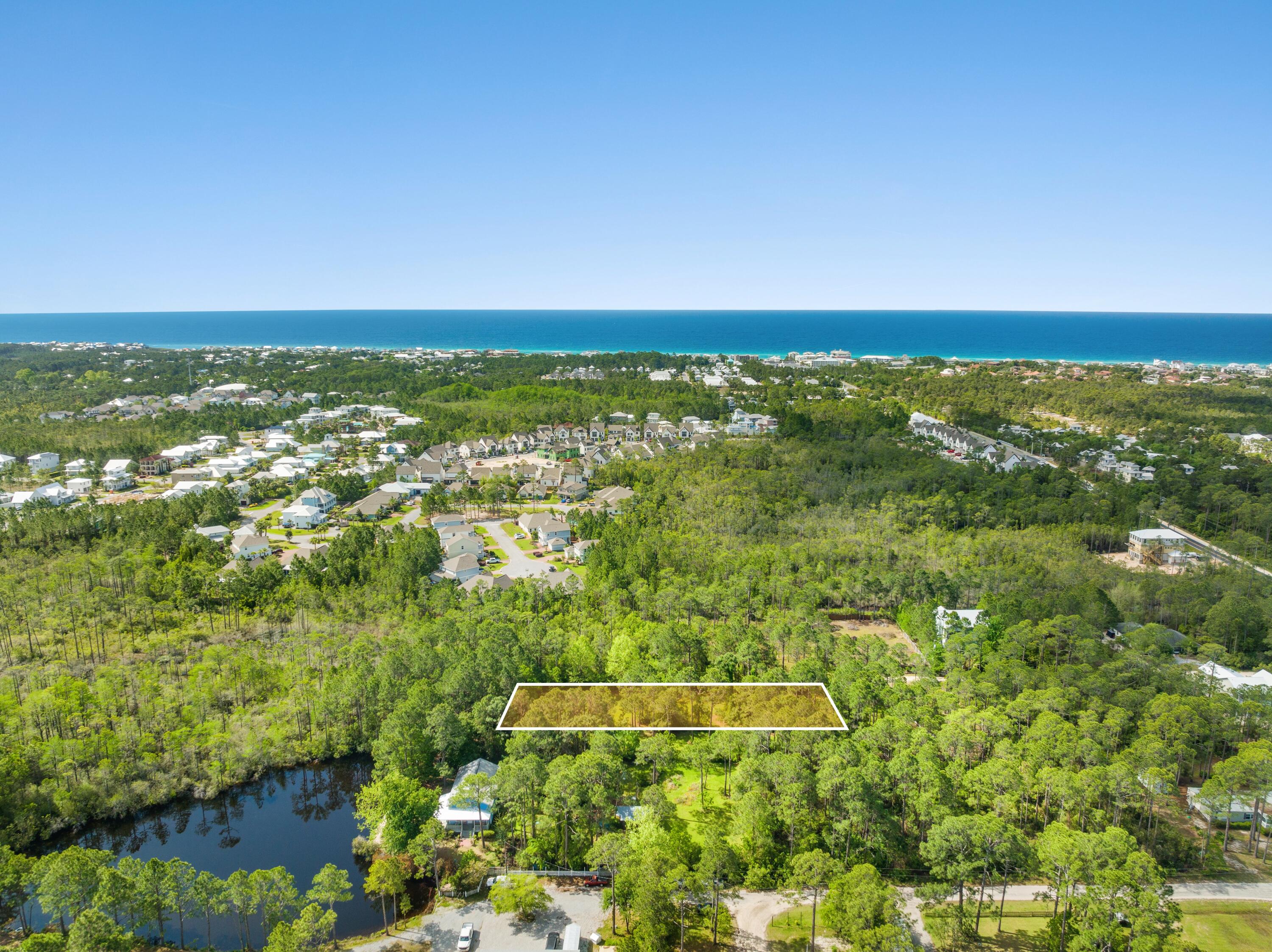 Nearly 2/3 of an acrea of South Walton land. Can be subdivided in up to 2 Separate large buildable 1/3 acre lots. Just a short walking or biking distance to Ed Walline Park on the Gulf. These lots are mostly cleared, level and, some may have Lake Views. On a private and quiet road just 3 blocks from the Beach. Builder ready today. Bring offers quick...!