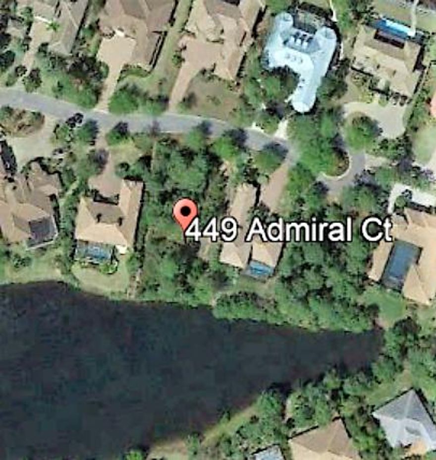 UNDER CONTRACT, BUT SELLER WILL ACCEPT BACK-UP OFFERS.  This is the last available lakefront lot on Admiral Court, and one of only 2 lakefront lots left in Regatta Bay that will also give you a view of Choctawhatchee Bay!  Don't delay -- this lot probably will not be on the market long.There are only about 12 waterfront lots left in all of Regatta Bay. Don't miss out on this opportunity.  With the right house plans and building orientation, enjoy both lake and bay views from this desirable location.