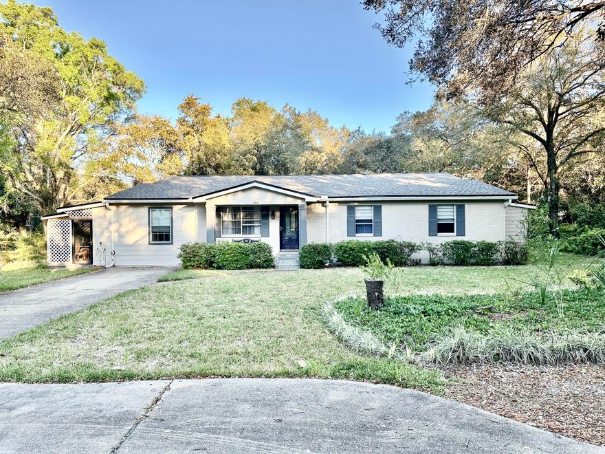 SELLER IS OFFERING A $5,000. CREDIT TO BUYER AT CLOSING FOR ANY WANTED HOME IMPROVEMENTS! This is a rare find in the highly sought after Moreno Acres Subdivision. What makes this area so desirable is there is no HOA and almost every home sits on a very large half to an acre size lot so you're not right on top of your neighbors. The neighborhood also includes two city parks with water access on Joes Bayou so bring your fishing poles and paddle boards and head out to Crab Island anytime. When you arrive at 808 Harbor Lane you will notice not only the ample parking but the gorgeous landscaped yard with beautiful seasonal greenery inviting you in. This brick ranch style home has been well maintained and upgraded.