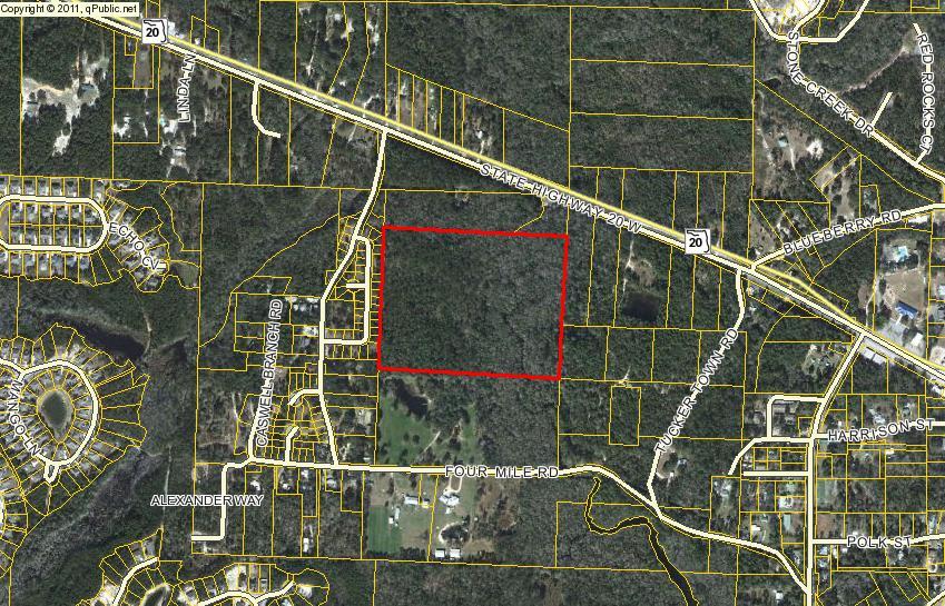 30 Acres off Hwy 20 and 4 mile road.