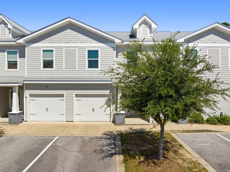 Located in The Verandas in Freeport, this beautifully maintained 3-bedroom, 2.5-bath townhome offers 1,428 sq ft of comfortable living space and an attached garage. The unit backs up to a serene wooded area, providing a private setting rarely found in the community. Enjoy relaxing mornings or evenings on the screened porch overlooking the trees. Interior highlights include fresh paint, a modern kitchen backsplash, upgraded lighting, an extra storage area, and a two-zone thermostat for efficient temperature control on both floors.Residents of The Verandas enjoy access to great community amenities, including a pool, playground, pickleball court, and basketball court. Conveniently located near Freeport High School and Elementary School, with just a 25-minute drive to the beach and 30A, this home combines comfort, privacy, and convenience in one of Freeport's most desirable neighborhoods.

A Rental Application Fee of $70 for each applicant will be collected to initiate a credit screening and criminal background check as part of the application evaluation process. Beach Sunsets Inc charges a Tenant fee of $25 per month payable with rent. Renter's Insurance is required; Option available for $11.95 per month. Pet Security Deposits are $500 PER PET and refundable if there is no damage at lease end. Pet Rent is $25 PER PET per month. At lease execution, security deposit(s), pet security deposit(s), and any lease required prepaid rent are due and payable. Your first rent payment is made the day you move in and due the 1st to 5th of each month thereafter.