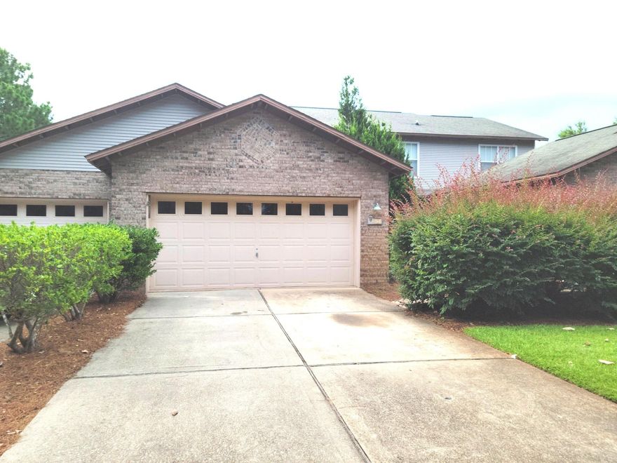 UNDER CONTRACT, TAKING BACK UP OFFERS.  MOVE IN READY. SPACIOUS FRESHLY PAINTED 2 STORY TOWNHOME WITH MASTER ON FIRST FLOOR . 2 BEDROOMS AND FULL BATH UPSTAIRS. FIREPLACE AND VAULTED CEILINGS IN THE LIVING AREA. TILED SCREENED BACK PATIO OVERLOOKING A SMALL POND.  BRAND NEW ROOF TO BE INSTALLED BEFORE THE END OF THE YEAR. CONVENIENTLY LOCATED ACROSS FROM THE CLUBHOUSE, POOL, PLAYGROUND AND BASKETBALL COURT. IF CAREFREE LIVING IS WHAT YOUR AFTER THIS IS THE ANSWER. ALL EXTERIOR MAINTENANCE, LANDSCAPING AND PEST CONTROL IS TAKEN CARE OF BY HOMEOWNER ASSOC.