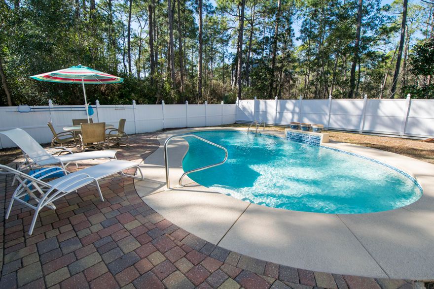 Right in the Heart of Seagrove - The location of this
1568 sq. ft. Florida Cottage offers both convenience & seclusion with easy beach access just across the street. Immaculately maintained with an open floor plan the single level 3bdrm., 2 bath cottage lives big! Relax on the screened porch after a day at the beach or just enjoy privacy of the generous fenced yard and 25' x 18' pool. Low maintenance with no HOA fees, minimizing the cost of ownership. Owner's closet, full laundry room and plenty of parking space. ''Seacliff Cottage'' has a been a favorite family vacation rental & grosses approximately $35,000 from March - Oct. A great option for a 2nd or permanent home. Don't miss your chance to own a cottage within walking distance to 30A's Award winning beaches. Any information and dimensions in this listing is believed to be accurate but not guaranteed.