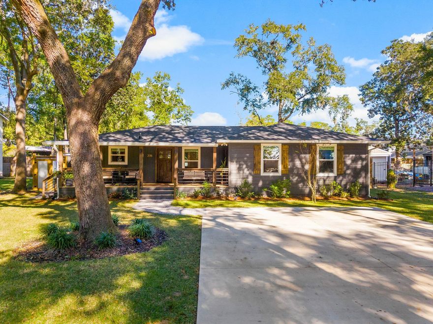 Stunning, fully remodeled home in the heart of Point Washington! This 3-bedroom, 2-bathroom gem was taken down to the studs and professionally rebuilt with modern elegance and functionality in mind. Nestled on a spacious quarter-acre lot, this property provides ample parking and a fantastic backyard perfect for entertaining, with plenty of room to add an extension without the hassle of an HOA. A mature orange tree in the backyard yields hundreds of fresh oranges every fall and winter. The home features a completely resurfaced saltwater pool (2024) for relaxation and summer fun, added storage on the side of the house for convenience, and an expansive, beautifully designed backyard ideal for gatherings and outdoor activities. This move-in-ready home combines contemporary upgrades with a prime location, offering the perfect blend of comfort and style. Don't miss the opportunity to own this entertainer's dream, located on one of the most sought after streets in Point Washington. This area of Point Washington is so desirable you have Toms landing featuring covered boat lifts on the end of the street and also a straight shot to Grayton Beach. Schedule your showing today! 