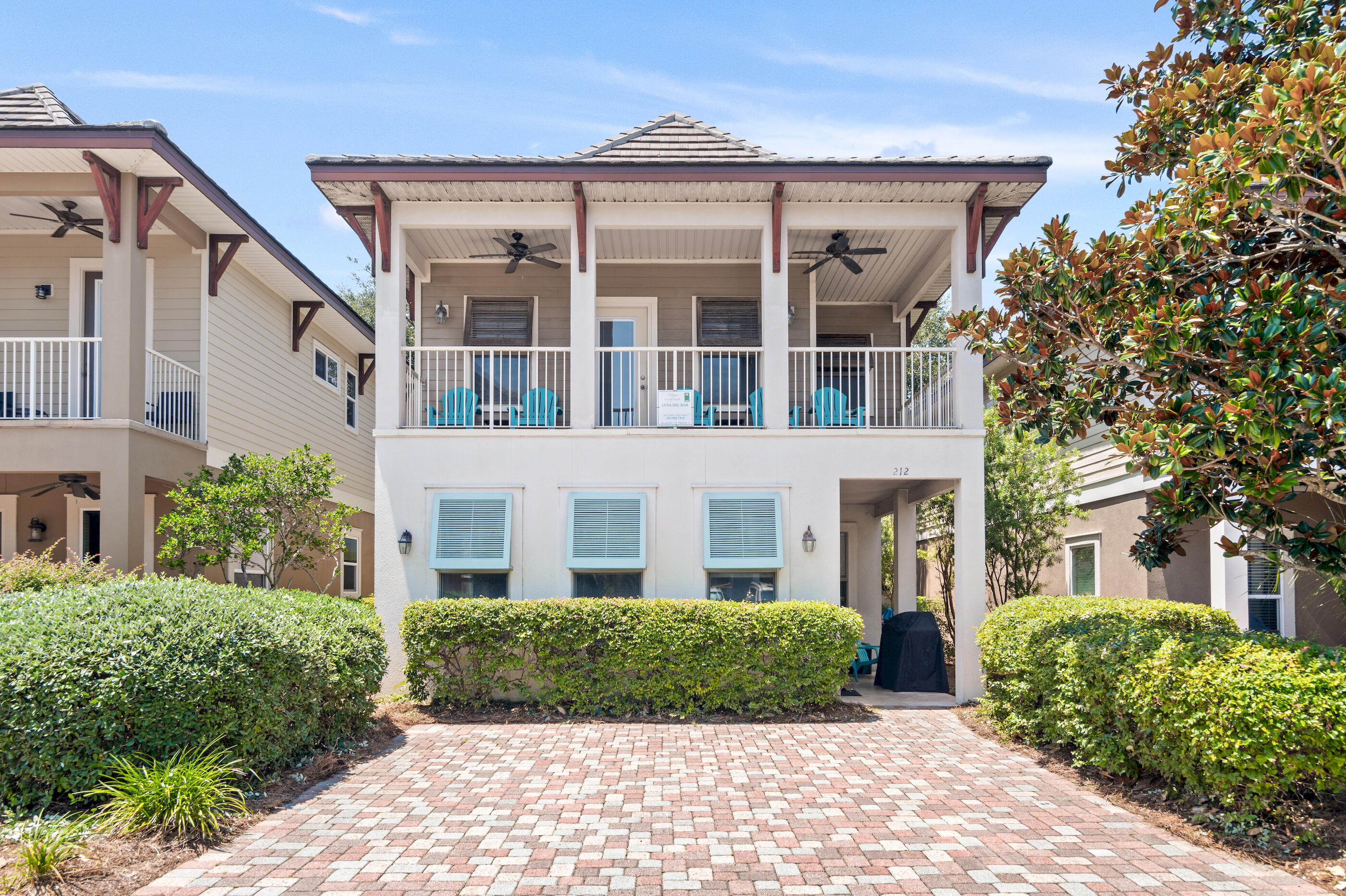 Escape to your 4 bed/3.5 bath BEACH HOUSE style home in the sough-after gated community of VILLAGES OF CRYSTAL BEACH, perfectly situated between Destin Commons and the white sandy beaches of the Emerald Coast! This home comfortably sleeps 10 people with a downstairs en-suite King bdrm, another en-suite King bdrm upstairs, along with a Queen bdrm and a fun bunk room! Your guests will marvel at the resort style lagoon entry POOL at the heart of the neighborhood, or catch a quick ride on the complimentary seasonal shuttle to the beach! Exceptional shopping/dining are minutes away, and the home is sold with all the furniture, linens, and kitchenware to hit the ground running! Ready to be your next beach getaway home, or leveraged as a RENTAL INCOME GENERATOR in your portfolio!