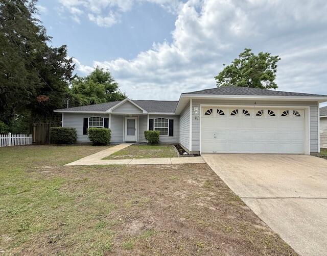 Sec Dep = $2,050 - can be broken in 2 monthly installments if qualified. Pets allowed upon Owner's approval & w/ a pet fee. Welcome to this beautifully remodeled 3 bedroom, 2 bathroom home located in Mary Esther just West of Hurlburt AFB. This single-story single-family home features a spacious 2 car garage w/ an automatic opener & attic storage, perfect for storing your vehicles or extra belongings. The interior boasts new paint, new LVP flooring throughout, new toilets, new fixtures/fans, etc. The master suite has double vanity sinks, 3 closets (2 walk-ins) & a relaxing garden tub. Split bedroom plan for extra privacy. Kitchen has all appliances in place, pantry & breakfast bar. Enjoy the convenience of an inside utility room w/ a washer & dryer included & an extra garage fridge, bonus items! The privacy fenced backyard, sprinkler system w/ lawn pump & 2 yard buildings provide ample outdoor space. Situated on a cul-de-sac, this home also includes a 240 sqft Florida room ideal for relaxing/entertaining. Don't miss out on this fantastic opportunity to live in this updated & spacious home!