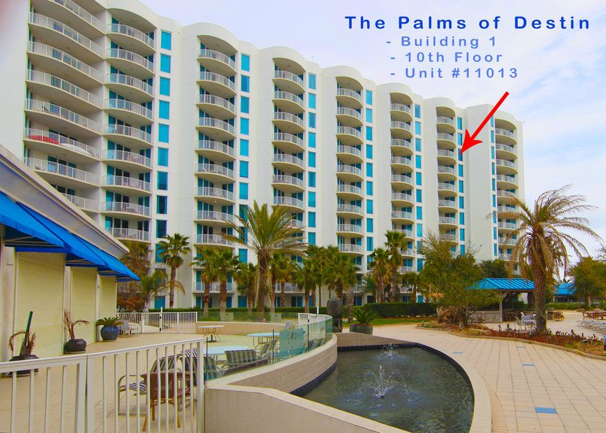 This 2bed/2bath unit is located on the 10th floor with SE facing balcony overlooking pool with a distant view of the gulf. Henderson State Park is located directly across Highway 98. Take short walk to beach or tram provided to enjoy a great sugar white sand and emerald green gulf beach experience. The two acre area between the east and west towers offer a lush tropical 11,000 sq. ft. pool complete with waterfall and interactive splash fountain. Kitchen includes granite counter top. dishwasher, range oven, refrigerator,microwave, and washer/dryer. This modern unit comes fully furnished and rental ready.