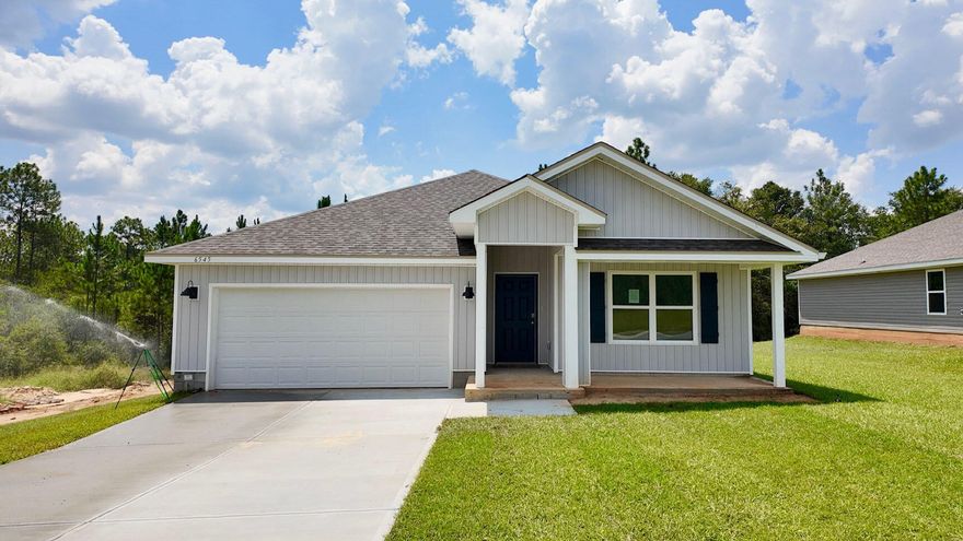 Builder will pay all Closing Costs, ask us about our current rates!Charming brand-new homes under construction now. Beautiful NEW Hidden Lakes Community gives quick access to the airport, military bases, and nearby to the spectacular beaches of Fort Walton and Destin.  Close access to Corklin's Lake for fishing, kayaks & swimming.  The Cali model, one of our most sought-after designs, offers a fantastic open layout for comfortable living. Featuring 4 bedrooms, 2 bathrooms, a covered patio, 2-car garage. The well-appointed kitchen includes stainless steel appliances, a smooth-top range, built-in microwave, quiet dishwasher, corner pantry, island bar, eye-catching wood-look flooring, and plush carpet in the bedrooms. Bedroom 1 and the adjoining bath boast a large walk-in closet, double v