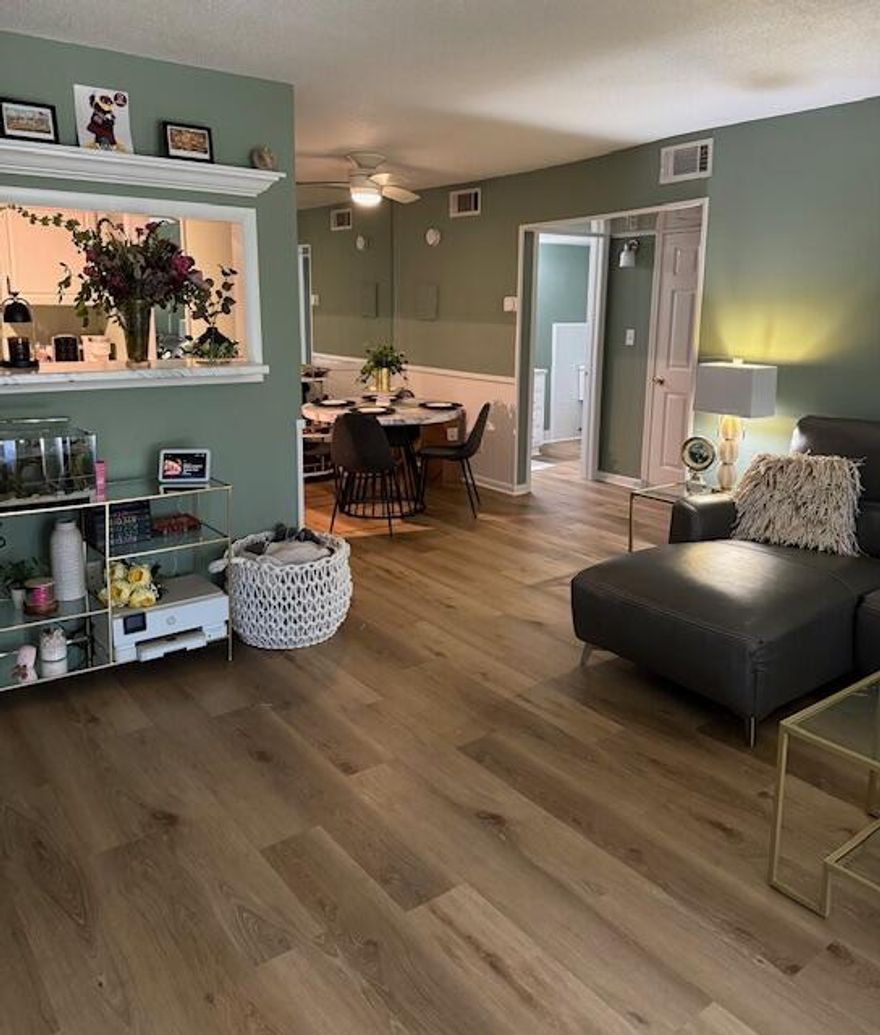 RENOVATIONS COMPLETED and WOW! . New flooring! New paint! New countertops! Landmark Condominiums on Saint Andrew at an affordable price, your own piece of paradise! This pristine, beautiful condominium property offers a private beach, two community pools, a workout facility, outdoor grills and sitting areas, and even an owner's storage closet conveniently located outside the unit for extra storage space. The open floor plan and well-designed kitchen/dining area give you plenty of space for entertaining. And there is even an outdoor sitting area to enjoy the peaceful morning or to unwind in the afternoon. Just minutes away from dining options along Harrison or Beck Avenue, or venture on to Panama City Beach for the white sand beaches and emerald waters of the Gulf of Mexico.