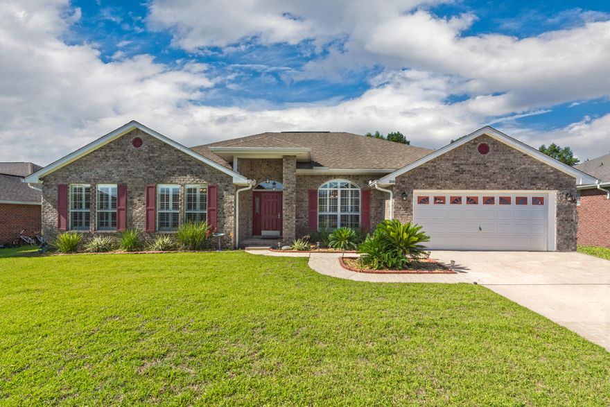 Looking for immaculate and upgraded? This is the home to see! Spectacular upgrades throughout this home include wood flooring, chair railing, Quartz counters, stainless steel appliances, window trim, Plantation shutters and more! As you pull up to this stunning home, enjoy the stamped AND extended driveway. Inside is wood flooring throughout all areas and tile in the wet areas of kitchen and bathrooms. The Living room features vaulted ceilings, gas fireplace, chair railing, ceiling fan, and open floor plan. Formal dining room and separate eat in area allows for spacious living. The kitchen is a dream with Quartz counters, pull down faucet for ease, diagonal tile back splash, SS appliances including, dishwasher, glass top stove, built in microwave, and French door, double drawer fridge.