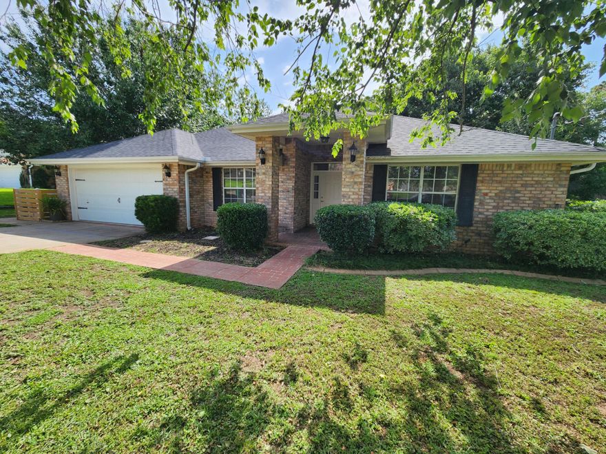 Welcome to Foxwood Estates!  Charming & established neighborhood in Southwest Crestview. This spacious all-brick home offers almost 2,400 sq.ft., perfect for buyers ready to add their own personal touches. Being sold As Is.  Roof (2019).  Lowest price per sq. ft. in the neighborhood. Come inside to discover an open-concept layout with vaulted ceilings and abundant natural light. The kitchen features a large center island and stainless-steel appliances. The primary suite is a rare find, offering two full bathrooms (his & hers) for ultimate privacy. Spacious laundry room with cabinetry.  2-car garage with cabinetry, shelving, and pegboard for organization & tools.  Oversized back deck with gazebo, perfect for outdoor living.  Fully fenced backyard, large lot with mature trees.  Work shed...