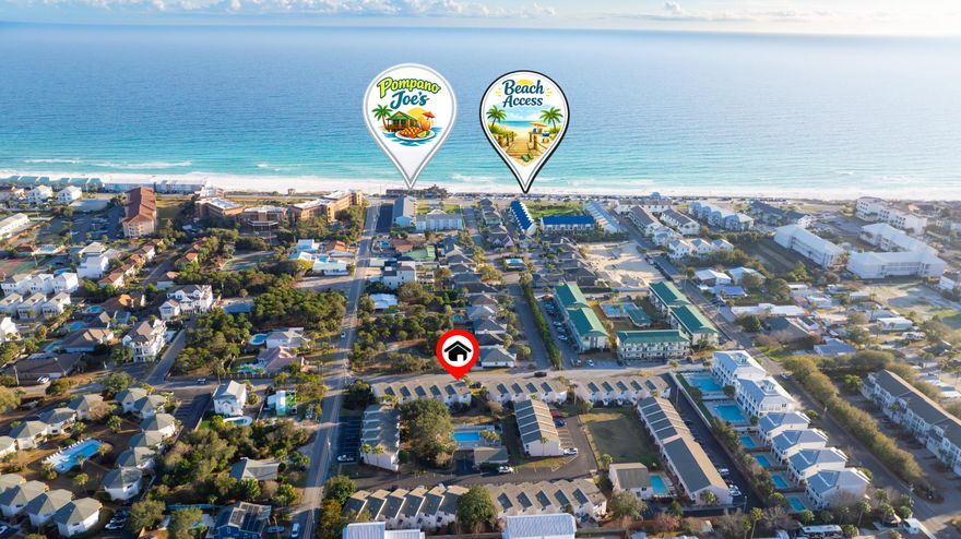 Welcome to 241 Ellis Road Unit 11 in Miramar Beach, Florida -- a beautifully maintained and fully furnished coastal townhome located just a short walk from the sugar-white sands and emerald waters of the Gulf of Mexico. Whether you're looking for a beach getaway, primary residence, or income-producing investment property, this turnkey opportunity offers comfort, convenience, and an unbeatable location.Inside, the thoughtfully designed two-story layout provides spacious living areas and private bedroom suites, making it ideal for hosting family and guests. The primary bedroom features a king-size bed with mattress and box spring replaced in 2025, while the rear bedroom includes a queen-size bed with mattress and box springs replaced in 2015. The home also includes a 50' smart TV with stand  and a Maytag washer and dryer, allowing the property to be enjoyed immediately or rented with ease. A private balcony off the primary suite provides the perfect spot to relax after a day at the beach.
The community offers a variety of amenities designed for relaxation and recreation, including two swimming pools -- one of which is heated, a covered gazebo with tables and chairs, clubhouse, and a shuffleboard court. Each unit includes two designated parking spaces, along with visitor parking located throughout the community for added convenience.
Ideally located in the heart of Miramar Beach, this property is just a short walk to the beach and minutes from Silver Sands Premium Outlets, along with popular restaurants, golf courses, and entertainment throughout the Destin and Scenic Gulf Coast area.
Offering a combination of location, furnishings, community amenities, and coastal lifestyle, this townhome presents an excellent opportunity to enjoy everything the Emerald Coast has to offer.