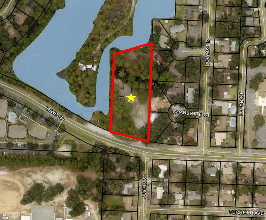 2 Acres in the heart of Fort Walton Beach available for sale. Property host a 2,800sqft building that is tenant occupied and has been well maintained. New roof in 2017 and updated HVAC in recent years.1.9+ acres of uplands make this parcel perfect for new owner and future development.