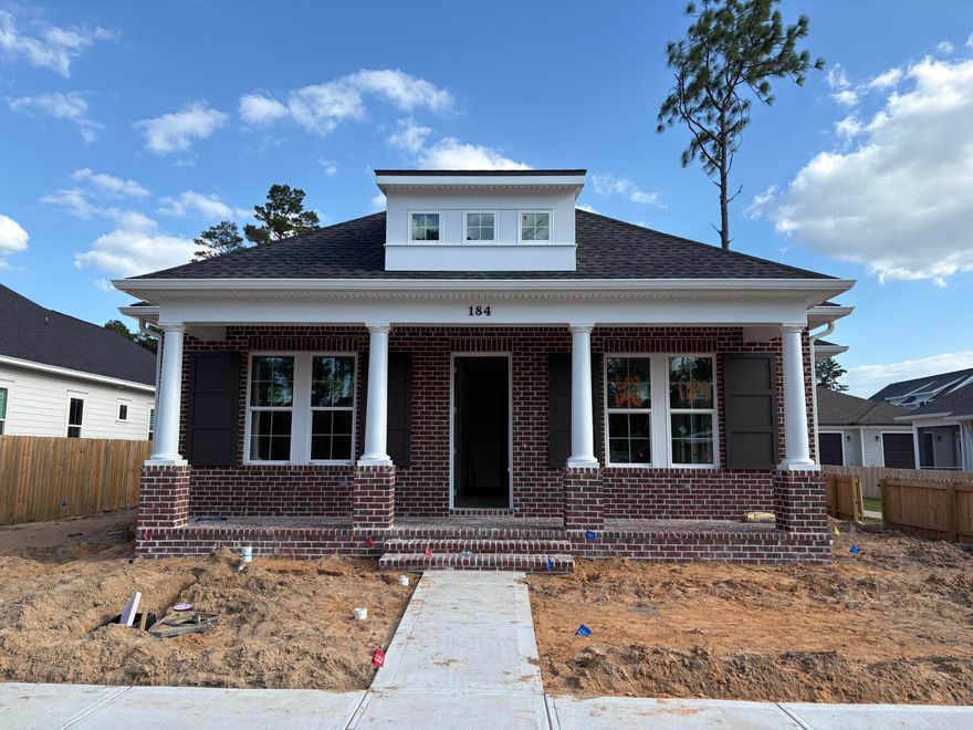 This 3 bedroom 2.5 bath plus an office/sunroom & 3 car garage home will be ready for you to serve Thanksgiving Dinner in! Builder is offering 2% towards buyers' closing costs & 1% toward title, doc stamps & final survey. Included in the purchase price is a fence ,French door Fridge and screened back patio off of the sunroom. Buyer also gets to select custom blinds from the builders selections. Located in the newest development, Deer Moss Creek, and a short walk from the clubhouse/pool come and see all this home has to offer! With an open concept living, dining & kitchen along with 2 patios it has plenty of space for entertaining! The stunning black finishes are complemented by a beautiful kitchen with soft close cabinets, quartz countertops, a farmhouse sink & tile backsplash. Other features include lvp & tile throughout, gas package to include a tankless water heater, dryer, furnace, oven and patio grill stub out. Schedule a showing today to see all of these wonderful finishes for yourself!