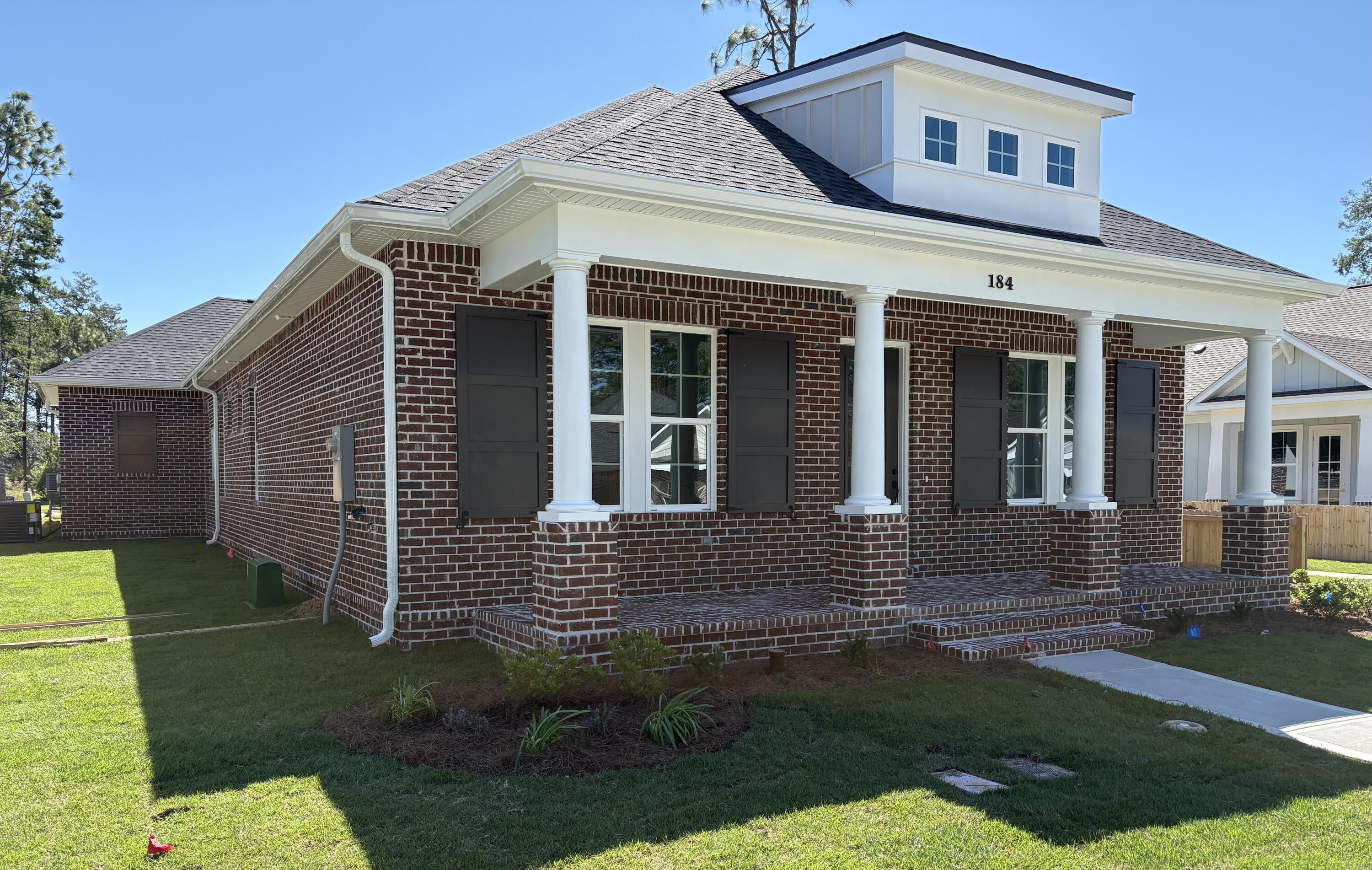This 3 bedroom 2.5 bath plus an office/sunroom & 3 car garage home will be ready for you to serve Thanksgiving Dinner in! Builder is offering 2% towards buyers' closing costs & 1% toward title, doc stamps & final survey. Included in the purchase price is a fence ,French door Fridge and screened back patio off of the sunroom. Buyer also gets to select custom blinds from the builders selections. Located in the newest development, Deer Moss Creek, and a short walk from the clubhouse/pool come and see all this home has to offer! With an open concept living, dining & kitchen along with 2 patios it has plenty of space for entertaining! The stunning black finishes are complemented by a beautiful kitchen with soft close cabinets, quartz countertops, a farmhouse sink & tile backsplash. Other features include lvp & tile throughout, gas package to include a tankless water heater, dryer, furnace, oven and patio grill stub out. Schedule a showing today to see all of these wonderful finishes for yourself!