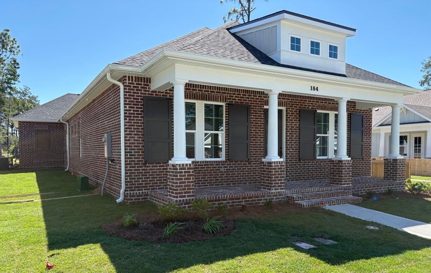 This 3 bedroom 2.5 bath plus an office/sunroom & 3 car garage home will be ready for you to serve Thanksgiving Dinner in! Builder is offering 2% towards buyers' closing costs & 1% toward title, doc stamps & final survey. Included in the purchase price is a fence ,French door Fridge and screened back patio off of the sunroom. Buyer also gets to select custom blinds from the builders selections. Located in the newest development, Deer Moss Creek, and a short walk from the clubhouse/pool come and see all this home has to offer! With an open concept living, dining & kitchen along with 2 patios it has plenty of space for entertaining! The stunning black finishes are complemented by a beautiful kitchen with soft close cabinets, quartz countertops, a farmhouse sink & tile backsplash. Other features include lvp & tile throughout, gas package to include a tankless water heater, dryer, furnace, oven and patio grill stub out. Schedule a showing today to see all of these wonderful finishes for yourself!