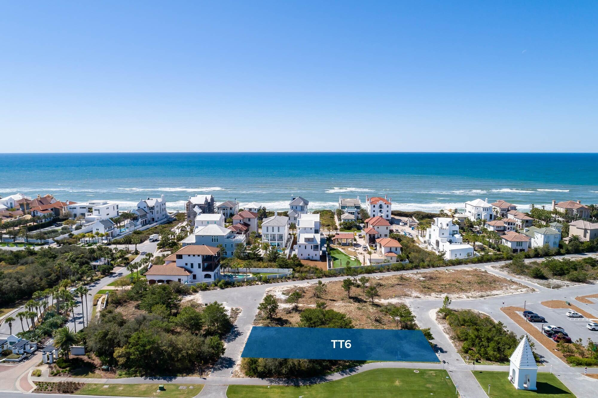 Situated on the gulf side of Alys Beach, this sizeable homesite provides opportunity to deliver a spacious home.  Design Code allows for a 2.5 story home with outdoor uncovered terrace.  Several such homes have been constructed in the adjacent Blocks of UU & VV.  Conveniently located near the Private Owner's only Beach Club and Beach Plaza, and a short walk to the Alys Beach Town Center.  A great opportunity for a sizeable family home in Alys Beach.