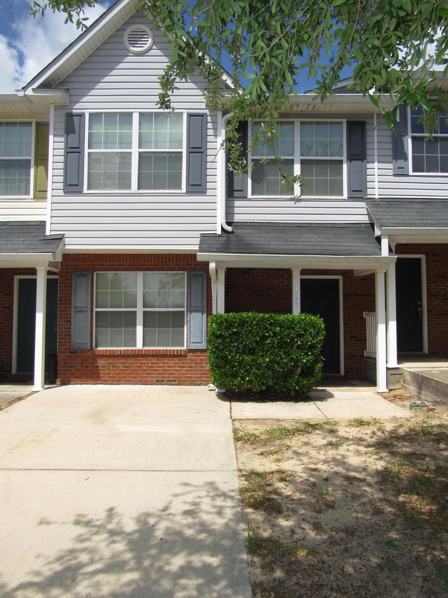 MOVE IN READY! Nice townhome located in South Crestview in the Rolling Pines S/D. This is a great location and is perfect for a first-time home Buyer or as an investment! The townhome was originally purchased as an investment property that consistently rented at a monthly rate of $950. The home has a private driveway, covered front porch and is approximately 1562 sf with 3 bedrooms, 2.5 bathrooms, living room & dining room-family room combo. The kitchen features range, vent hood, side by side refrigerator & pantry. Ceiling fans in the family room & master bedroom. The master bedroom has a large walk-in closet. The home is also complete with a stackable washer & dryer. The attic has pull down stairs and has some storage space. The backyard has an open patio with room for grill and