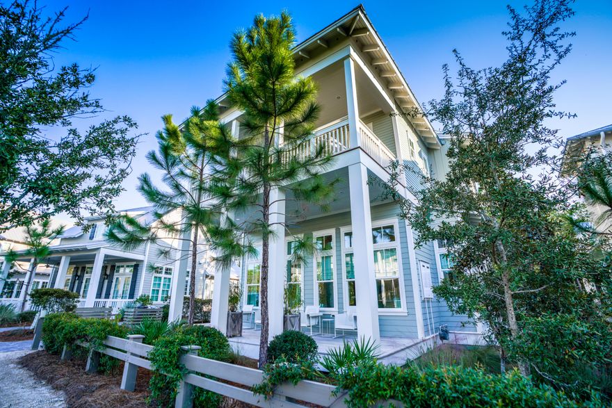Stunning 4 bedroom home located in Watercolor with Impressive Rental Numbers! This home features all suite bedrooms plus an additional 4 bed bunk room. This stunning home in Phase 4 is professionally decorated with custom window treatments and furnishings by Bella Beach. The open concept floor plan provides an easy flow throughout the main living spaces. A gourmet kitchen features abundant counter space, professional appliances and center island.Dine under the beaded chandelier for a festive experience, or sit back on the comfortable living room seating for movie night. A Master on Main King Suite with an en suite bath features a walk in shower and garden tub. The Main Master King Suite on the second floor includes a private balcony overlooking the pool deck and an en suite bath with walk in shower and garden tub. Two additional Queen Suites are available on the second floor as is a kids bunk area with 4 twin bunks. An adjacent powder room is great so kids won't disturb you in the middle of the night. The outdoor features of the home include private pool and spa, sun deck with lounge seating, a gas grill, a covered outdoor lounge with fireplace plus outdoor dining. Watercolor has just completed a massive expansive renovation to several of it's neighborhood amenities, making it one of the most sought-after destinations on the Gulf of Mexico. Schedule your private showing today to experience what Watercolor and this beautiful home offers.Currently one of the most popular vacation rentals with 30A Exclusive with gross rental numbers consistently exceeding $145,000/year. 