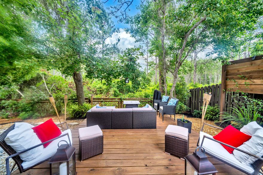 LOOKING FOR A PRIVATE OASIS JUST MINUTES TO EVERYTHING! You've found it in this masterpiece of style & space w/one of the LARGEST & MOST PRIVATE backyards in the neighborhood. Perfectly located just 4 min from Kellogg Bayside Park & 6 min to Cessna landing, launch your boat, paddle board or kayak & be on the water within minutes! Enjoy the beach, restaurants & shops at Gulf Place, just 12 min away. A picturesque entryway w/2 large, covered & draped porches greets you upon arrival.  Immerse yourself in the open floor plan w/engineered hardwood floors underfoot & soothing blue walls all around.  An eye-catching granite eating bar adds a perfect touch of elegance to the open kitchen which flows effortlessly into the dining & living areas. The large, master suite provides an oasis of serenity with an en-suite bathroom w/generous walk-in shower, and direct access to the 253 sq ft private, curtained 2nd-floor porch, an ideal place to enjoy your morning coffee.  Relax and unwind on your spacious private deck w/hanging lantern lights, perfect for entertaining, while enjoying the natural views. The backyard, one of the largest in the neighborhoods, provides plenty of space for relaxation, play and/or a small pool. 
 
Other features include a small bonus niche off the kitchen ideal as a small office or extra storage space, a 2nd floor landing ideal for a desk/computer area, abundance of storage, sprinkler system, extra-large driveway and LOW $50/month HOA. 

You can't beat this wonderful Home's location, moments away from South Walton's finest dining, shopping & beaches. Experience the coastal charm and comfort of this beautiful South Walton home.