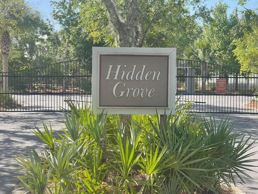 Beautiful lot located in the charming neighborhood of Hidden Grove.  Location, location, location.  This neighborhood is close to the bay, hospital, the shops of Grand Boulevard and only 2 miles to Topsail State Park.  This private, gated community features a community pool and is located off of West Hewett Road.  The tap fees have already been paid.  This lot is ready for your new beach home.