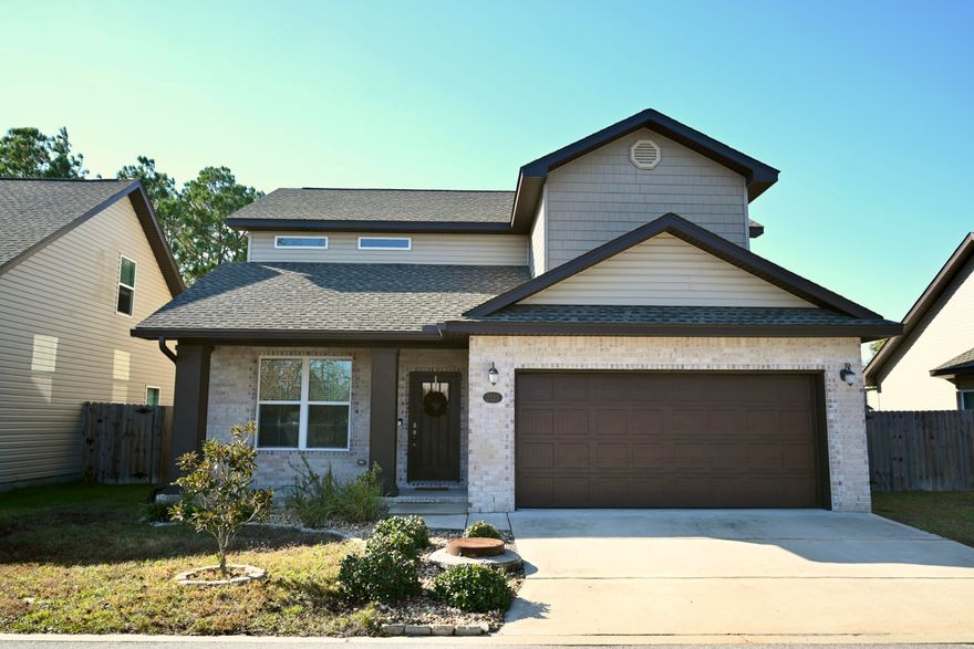 Built in 2021, this spacious two-story home offers modern living in a highly desirable location. Enjoy a bright, open floor plan featuring Shaker cabinets with crown molding, gorgeous granite countertops, and an undermount sink for a sleek, functional kitchen design. The primary suite includes a walk-in shower and ample storage.With 3 bedrooms, 2 full baths, a convenient half bath, a one-car garage, and a fully fenced backyard, this home provides comfort and privacy for everyday living. Situated just minutes from Hurlburt Field AFB, shopping, and local amenities.Available for move-in at the end of December!NO smoking. 600 minimum FICO credit score required in addition to meeting rental criteria. Pets allowed upon approval with a non-refundable pet fee and with a Petscreening.com report. This property is a part of a Homeowners Association and tenants will be required to adhere to certain rules and restrictions.  If you have any questions, you may request to view the HOA Covenants prior to application. 

**ADDITIONAL PHOTOS TO COME**

** Fees Required once an application is approved include, but may not be limited to: Security Deposit, Non-Refundable Fees (cleaning and rekey), $20 Certified Mail Fee, and Pet Fees (when applicable).  ***