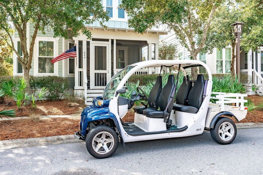 Welcome to 844 Sandgrass Boulevard in NatureWalk at Seagrove, A Rare Opportunity! It's not every day that a home in this premium location comes on the market! Nestled right across from the community pool, playground, Lily Lane beach shortcut, and preserve boardwalk trails, this stunning home offers the perfect combination of convenience, charm, and relaxation.  Step inside to discover a meticulously maintained, never-rented property featuring solid pine floors and higher-end furnishings. The thoughtful design includes a first-floor primary suite and two additional en suite bedrooms upstairs, complemented by a loft, a bunk room, and a rare 4.5 bath layout, ensuring plenty of space for everyone. Outside, enjoy your fenced courtyard, perfect for grilling, chilling, or letting your furry friend play in nature. The home features both front and back entry access, providing convenient entry points for family and friends. The home also boasts generous parking, a true rarity in NatureWalk- park up to three cars and a golf cart with ease, without a parking pad disrupting your front curb appeal. This property includes a Gem cart with a winter kit and heater for year-round adventures, as well as a Generac generator for added peace of mind. The mature landscaping creates a serene setting, and the welcoming front porch is the perfect spot for evening cocktails under the glow of NatureWalk's charming street lamps and breathtaking sunset hues. In total there are three screened porches with ceiling fans that are tucked away with privacy and pleasant views. Nearby, you'll find gorgeous, well-maintained ponds that enhance the tranquil atmosphere.


Living in NatureWalk at Seagrove means enjoying a lifestyle surrounded by unparalleled amenities. Outdoor enthusiasts will appreciate the miles of scenic walking and biking trails, including the convenient Lily Lane beach shortcut that leads directly to the sugar-white sands of 30A. NatureWalk also offers a fitness circuit, sports courts, and a Gathering Place pavilion with a gas grilling area and a cozy fire pit surrounded by comfortable chairs for socializing and entertainment. The community features a resort-style pool, a heated lap pool, a shaded children's pool, hot tub, several relaxing hammocks, and multiple playgrounds, ensuring fun for all ages. With its idyllic location and thoughtfully designed amenities, NatureWalk provides the perfect balance of luxury, recreation, and coastal charm.

This home has been lovingly cared for and is ready for its next chapter. Don't miss the chance to live in one of the most desirable locations in NatureWalk, where luxury and nature blend seamlessly.